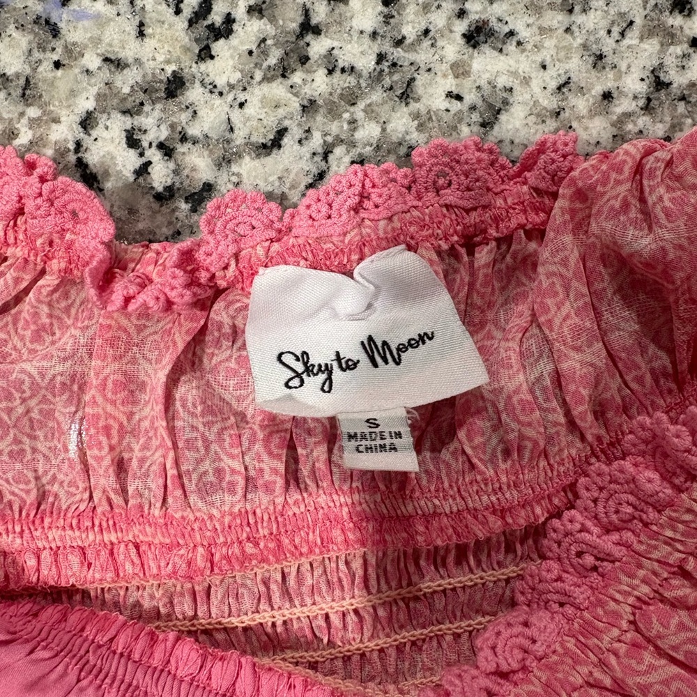 Pink Ruffled  Dress - Picture 2 of 3